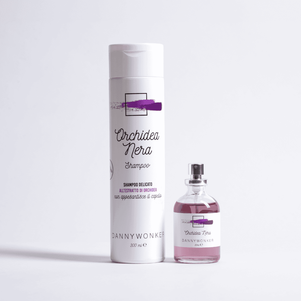 Zestaw Duo Orchidea Nera  Szampon 300ml + Eliksir 50ml - Zdjęcie